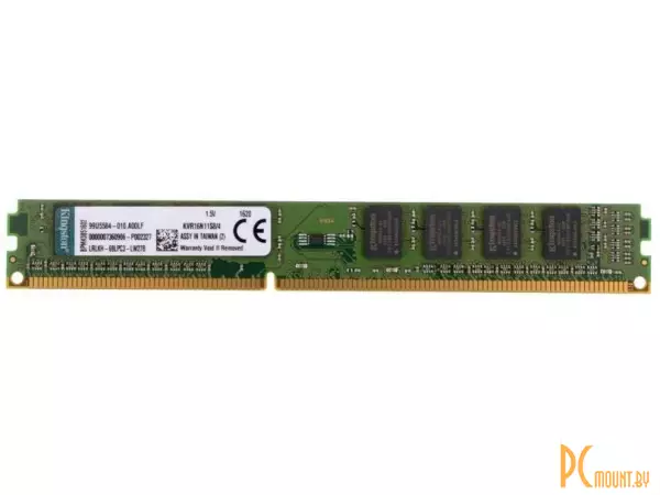 Память оперативная DDR3L, 4GB, PC12800(1600MHz), Kingston KVR16LN11/4